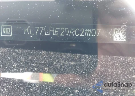 2024 Chevrolet Trax Fwd Lt z USA, uszkodzony, nr VIN KL77LHE29RC211107